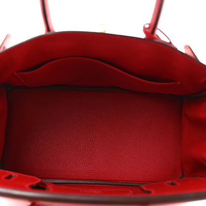 Hermes Epsom BIRKIN 30 Rouge Casaque 5 of 15