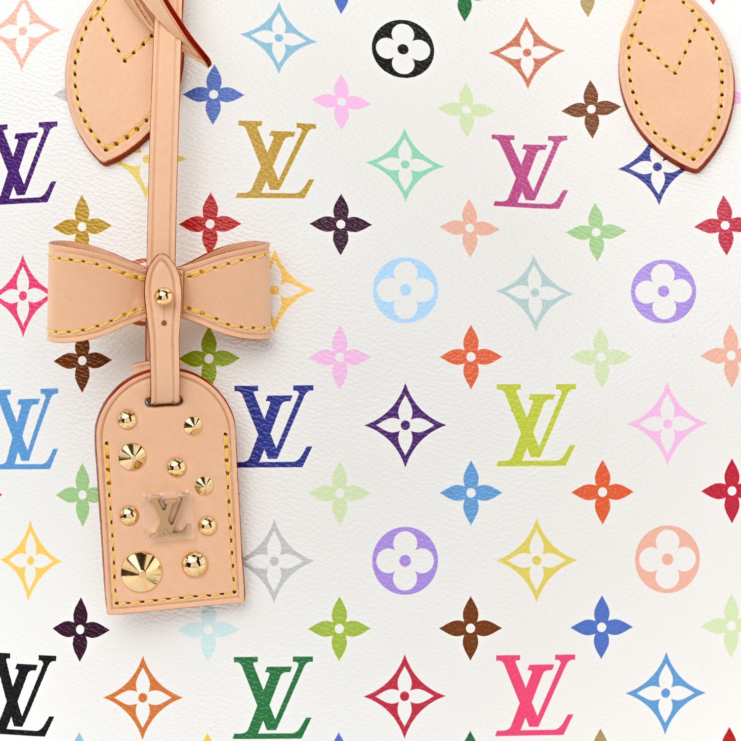 Louis Vuitton LV X TM Monogram Multicolor Neverfull MM White 8 of 10