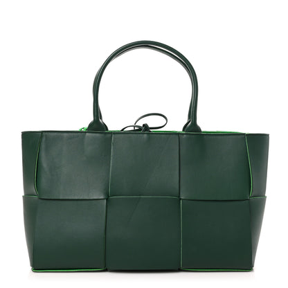 Bottega Veneta Calfskin Maxi Intrecciato Medium Arco Tote Raintree 1 of 10