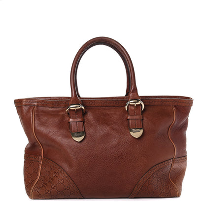 Gucci Guccissima Trim Large Signoria Tote Brown 1 of 15
