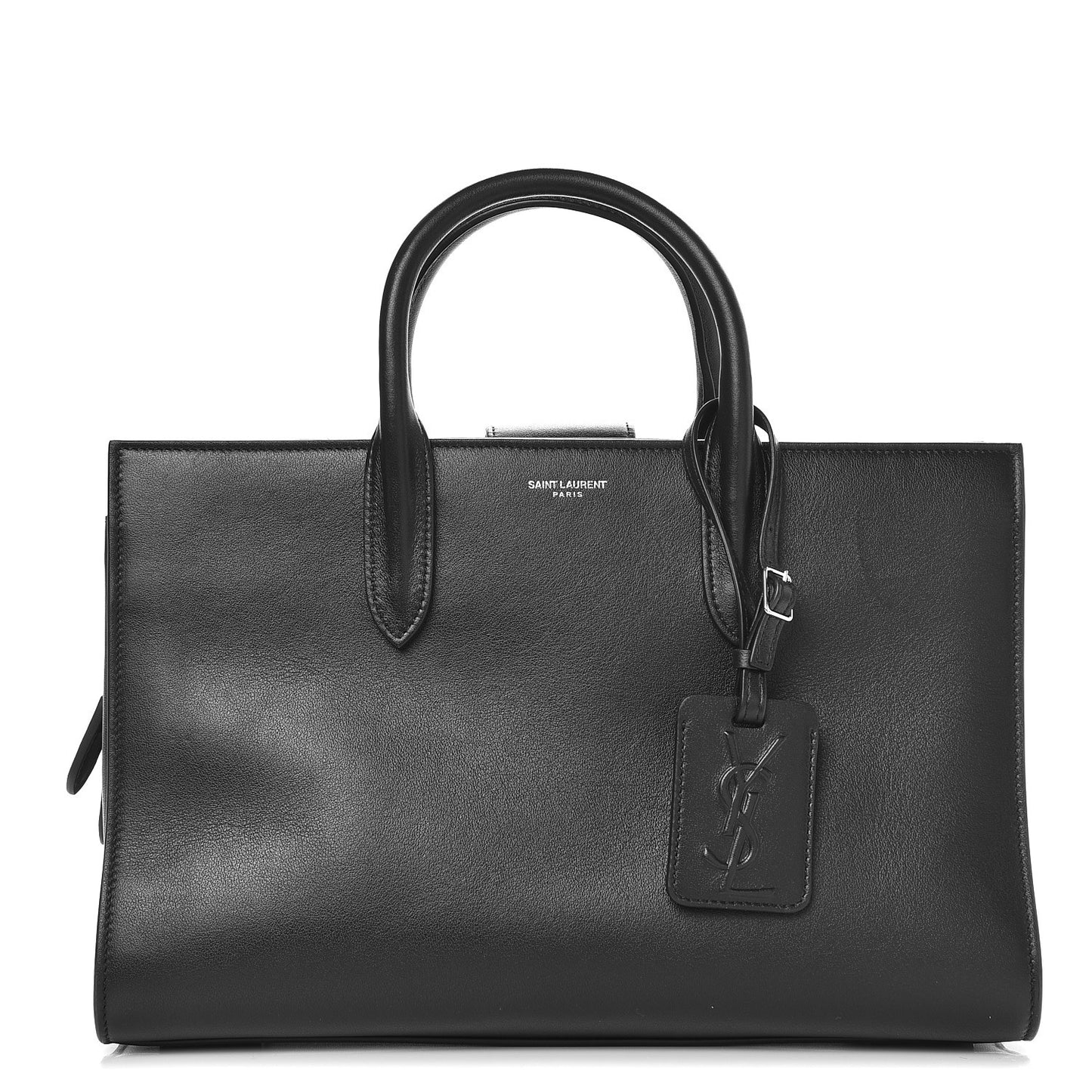 Calfskin Medium Jane Tote Bag Black