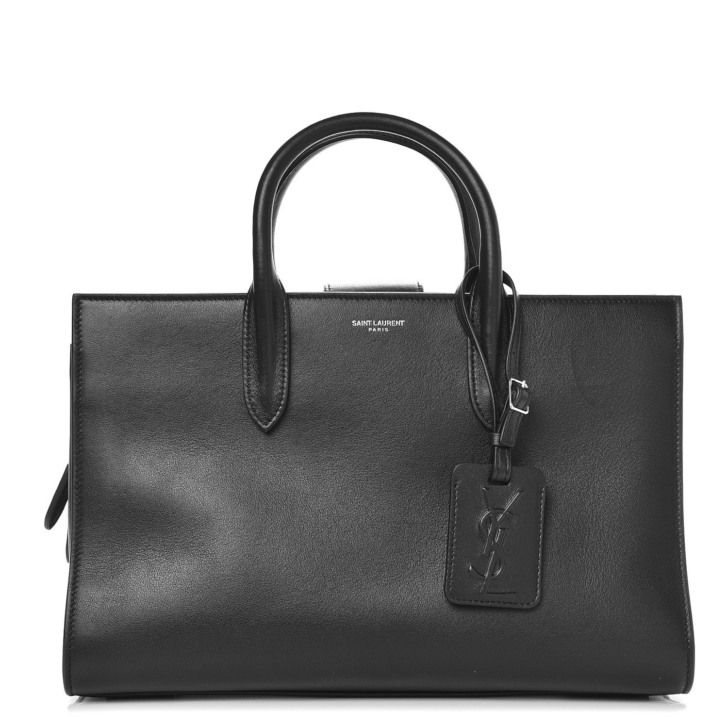 Saint Laurent Calfskin Medium Jane Tote Bag Black 1 of 7