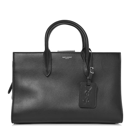 Saint Laurent Calfskin Medium Jane Tote Bag Black 1 of 7