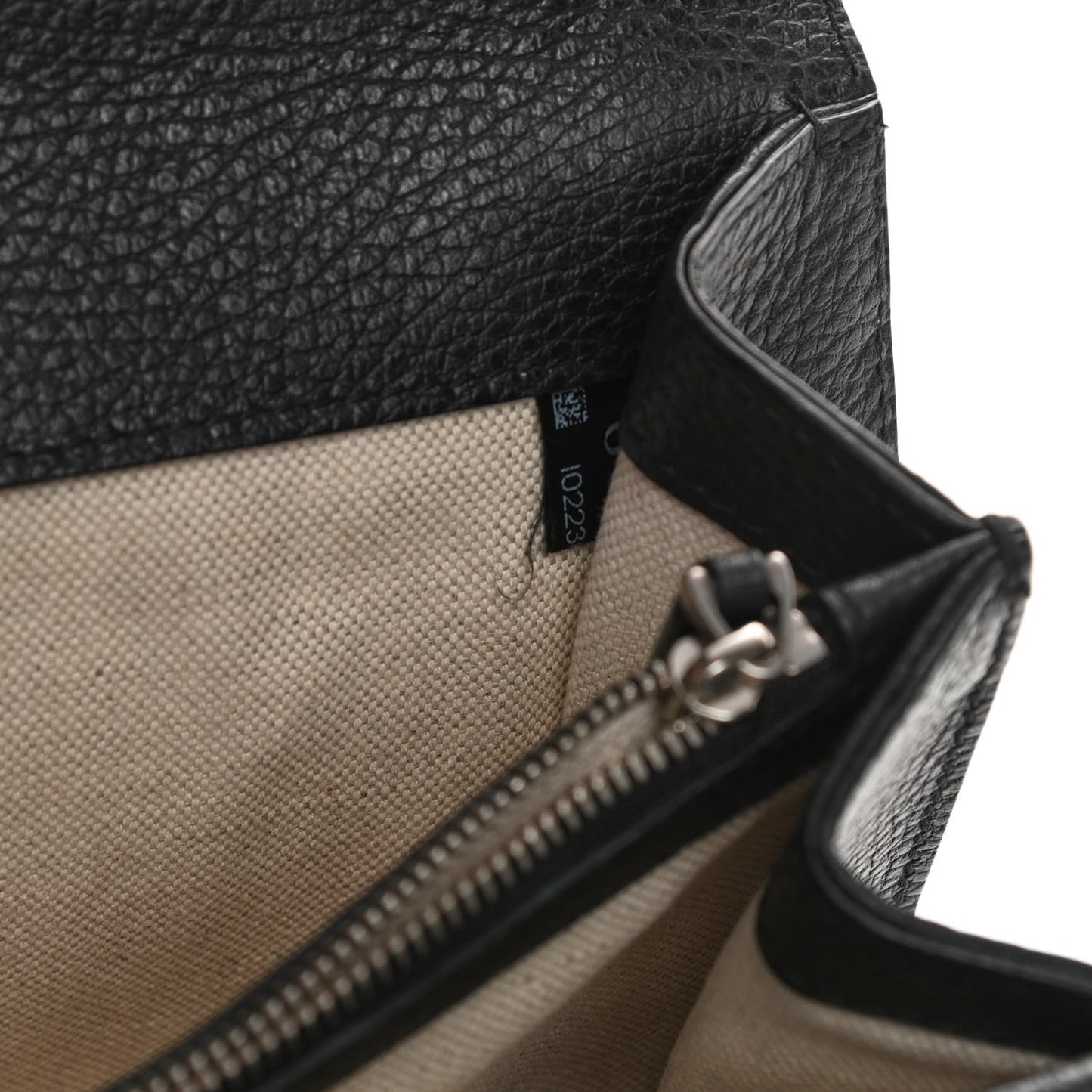 Pebbled Calfskin Small Dionysus Shoulder Bag Black