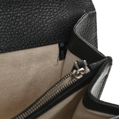 Gucci Pebbled Calfskin Small Dionysus Shoulder Bag Black 8 of 17