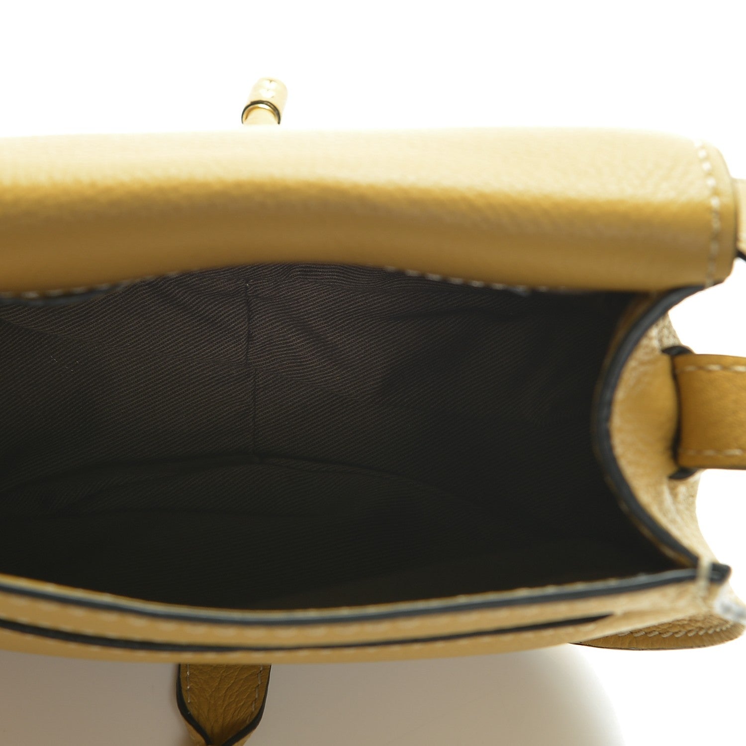 Chloe Calfskin Mini Marcie Round Crossbody Bag Sand Shell 5 of 6