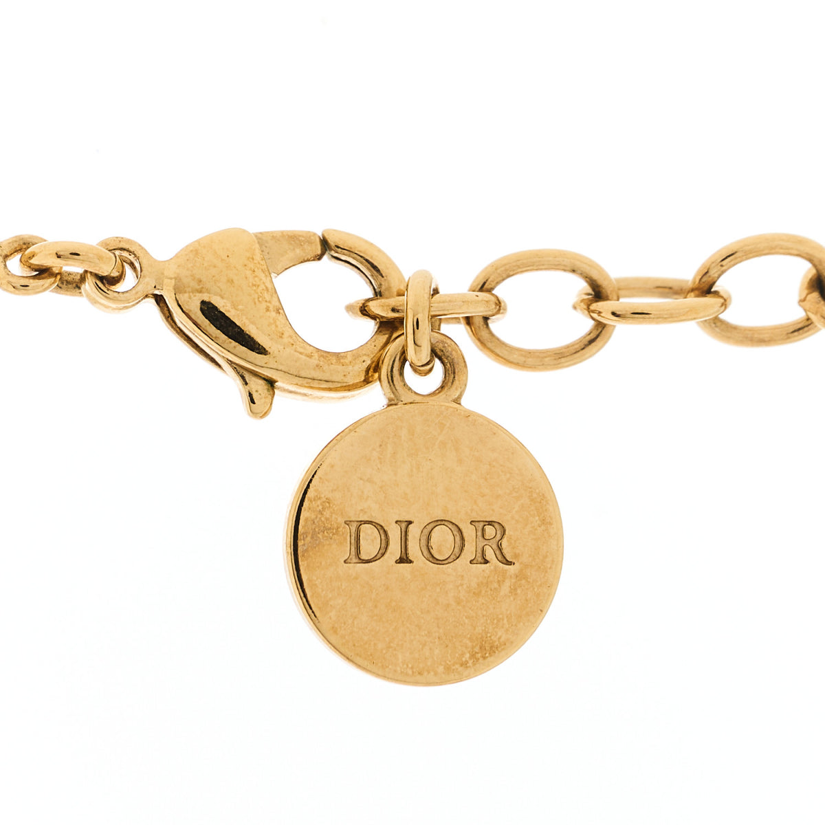 Christian Dior Pearl 30 Montaigne Choker Necklace Gold 4 of 4
