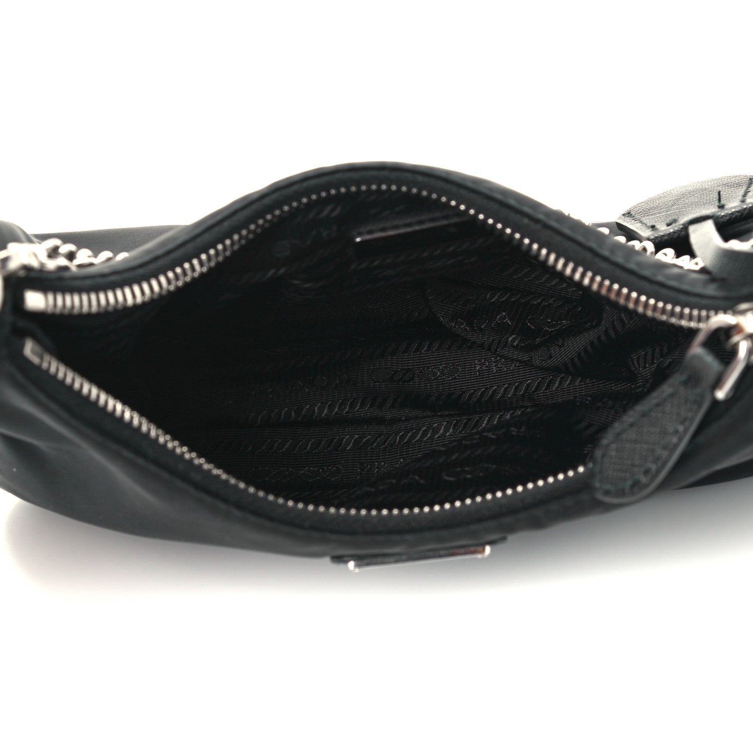 Prada Nylon Re-Edition 2005 Shoulder Bag Black 5 of 12