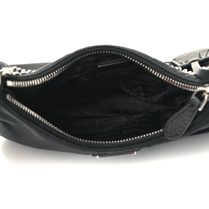 Prada Nylon Re-Edition 2005 Shoulder Bag Black 5 of 12