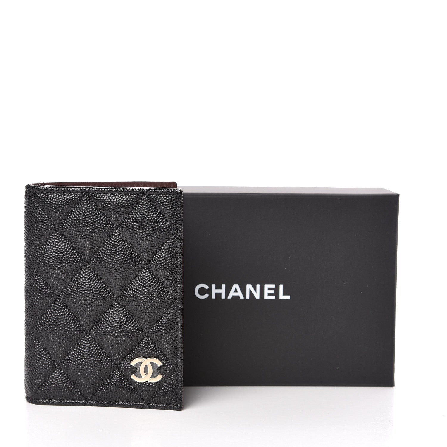 Chanel Caviar Quilted Card Holder Wallet Black 9 of 9