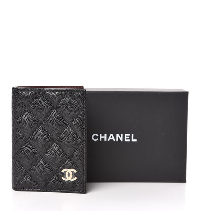 Chanel Caviar Quilted Card Holder Wallet Black 9 of 9