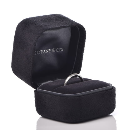 Tiffany 18K White Gold Diamond Narrow Streamerica Ring 50 5.5 6 of 6