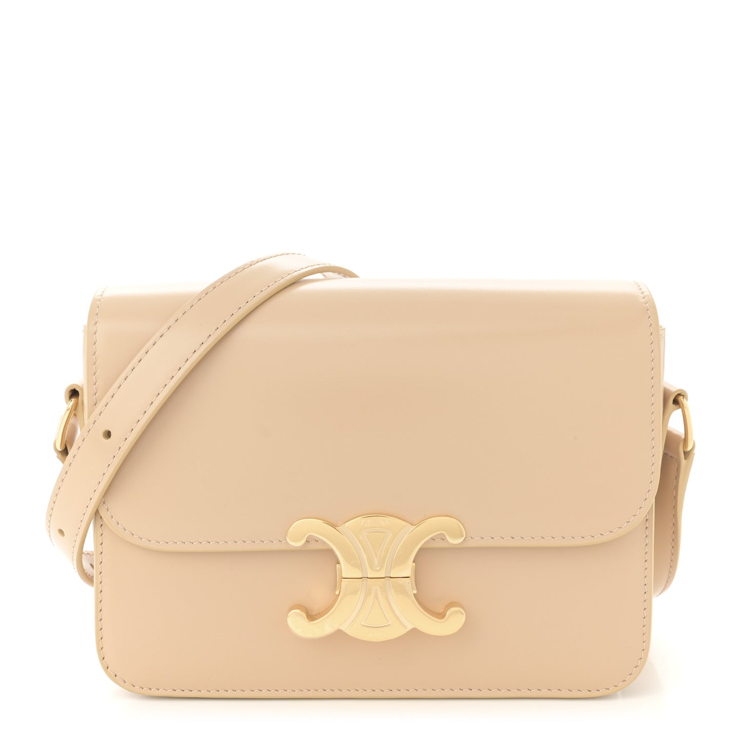 Shiny Calfskin Teen Triomphe Nude