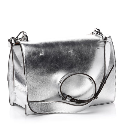 Fendi Vitello Catalan Mirror F is Fendi Kan U Shoulder Bag Argento 3 of 12