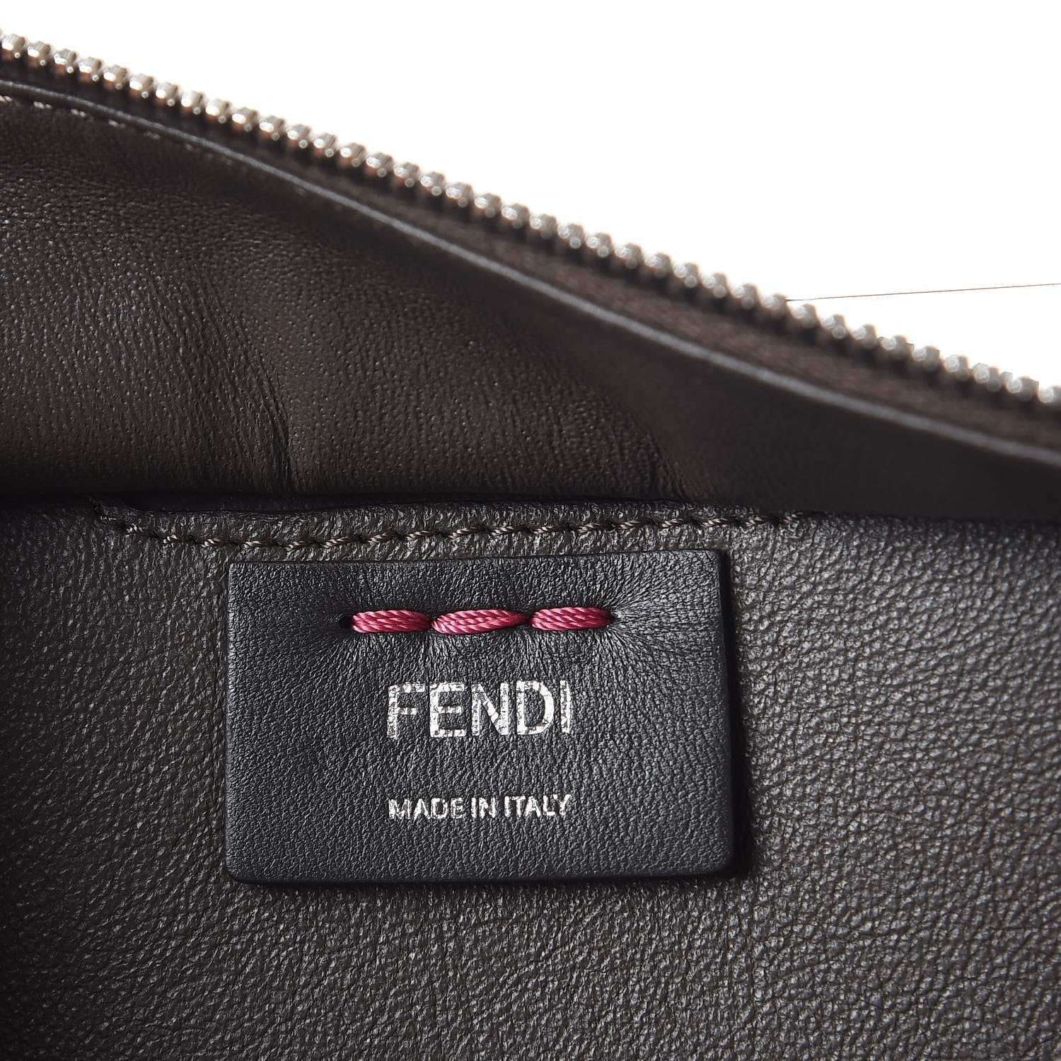 Fendi Vitello Dolce Shiny Nappa Petite 3Jours Tote Magenta Carbone 7 of 16
