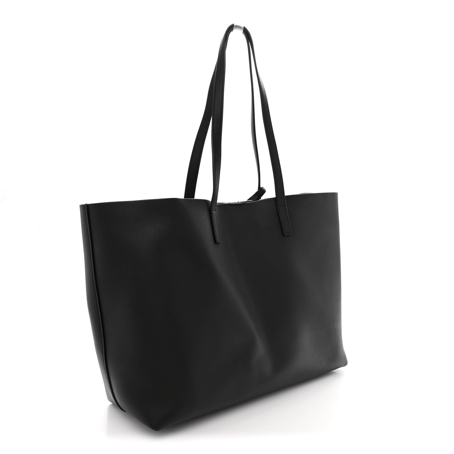 Saint Laurent Calfskin Large Shopping Tote Black 4 of 12