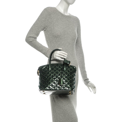 Louis Vuitton Patent Lambskin Fascination Lockit Vert Fonce 2 of 7