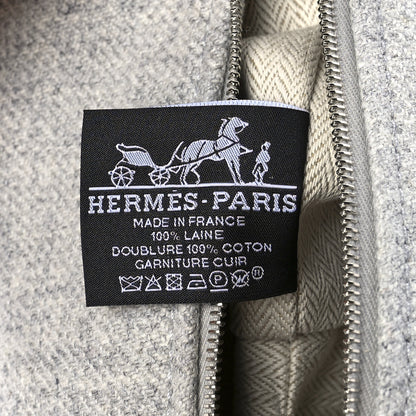 Hermes Canvas Small Bride-A-Brac Pouch Gris Flanelle 5 of 9