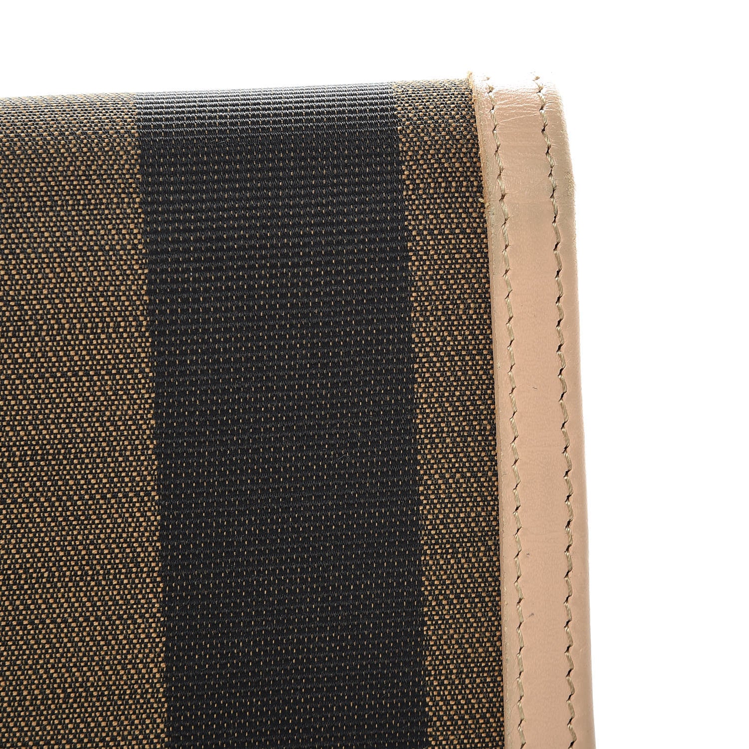 Fendi Pequin Continental Wallet Tobacco Beige 8 of 9