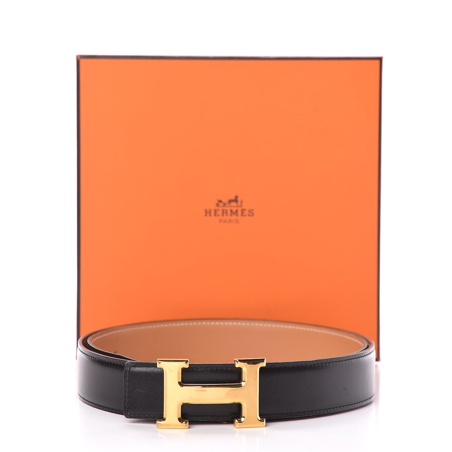 Box Swift 32mm H Belt 95 Black Gold