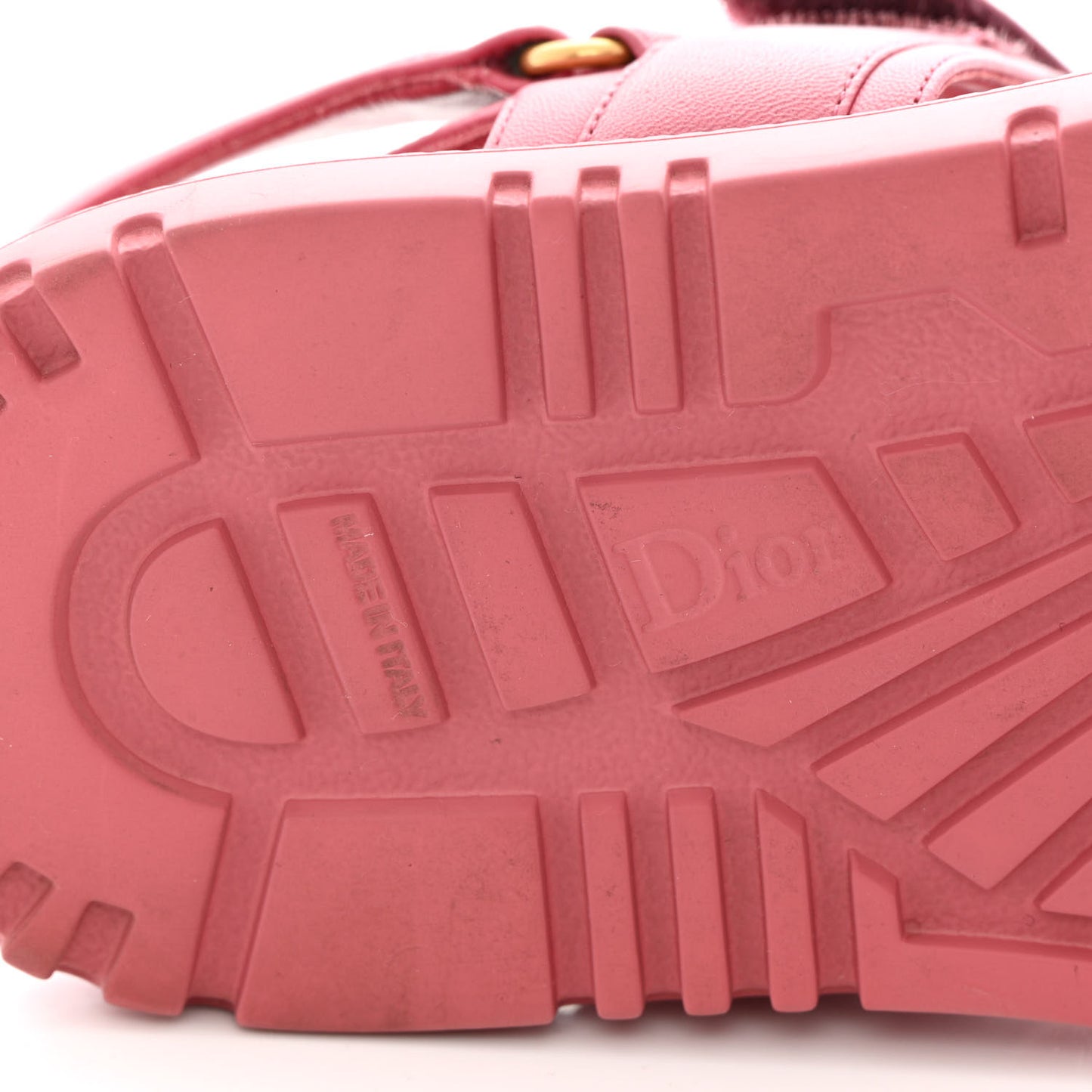 Lambskin Dioract Sandals 37 Pink