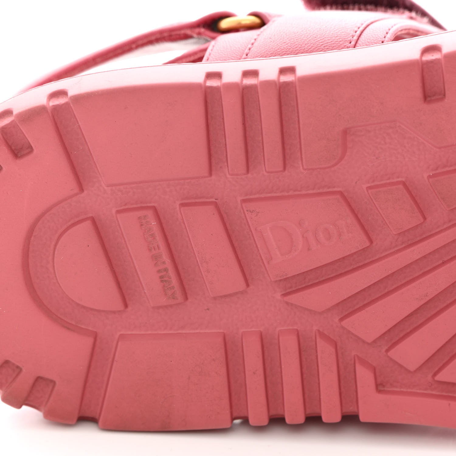 Christian Dior Lambskin Dioract Sandals 37 Pink 8 of 12