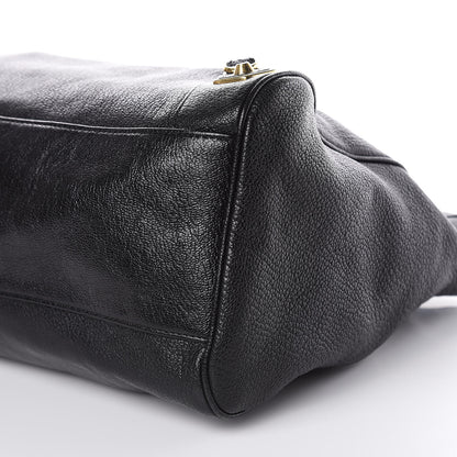 Balenciaga Chevre Gold Metallic Edge Hardware Velo Black 9 of 10