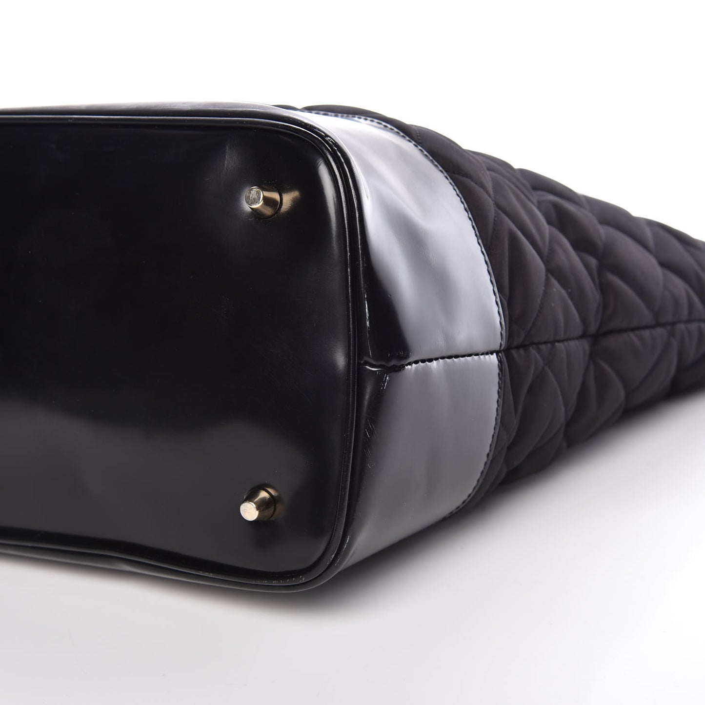 Nylon Quilted Grange Tote Black