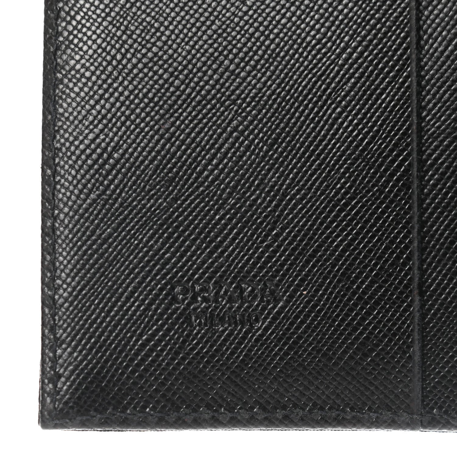 Prada Tessuto Nylon Saffiano Wallet Black 6 of 8