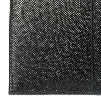 Prada Tessuto Nylon Saffiano Wallet Black 6 of 8