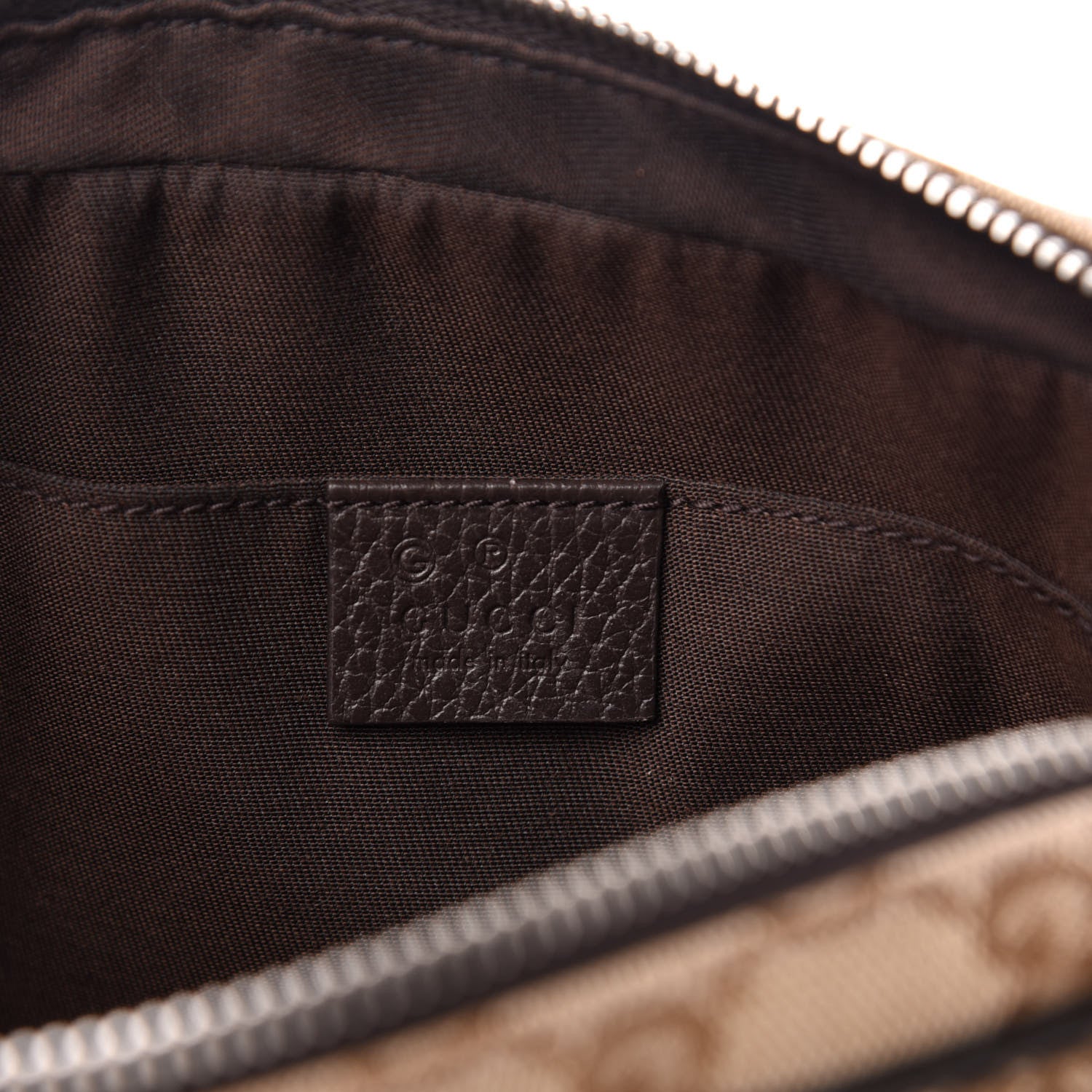 Gucci Monogram Belt Bag Dark Brown 6 of 10