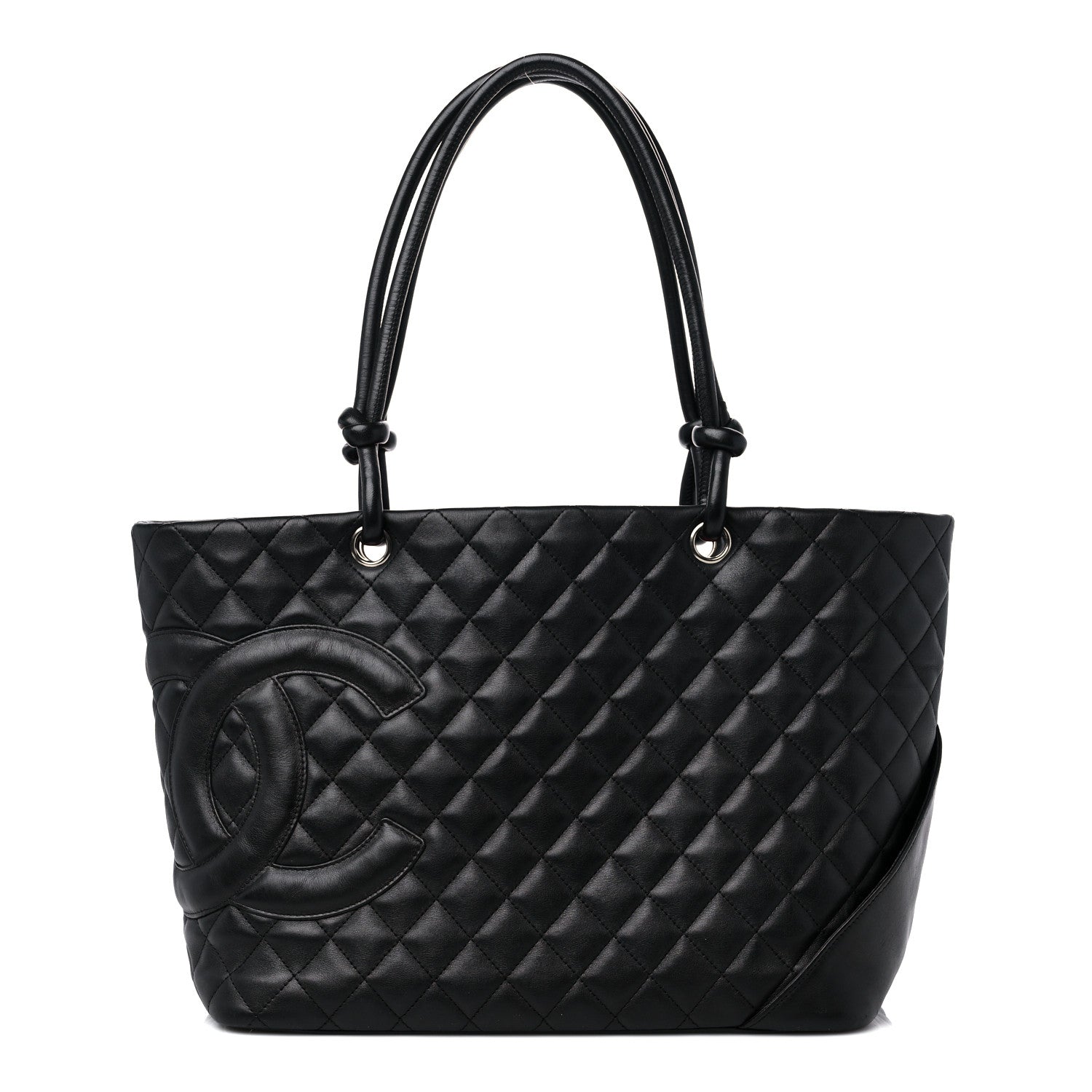 Chanel Calfskin Quilted Large Cambon Tote Black 1 of 14