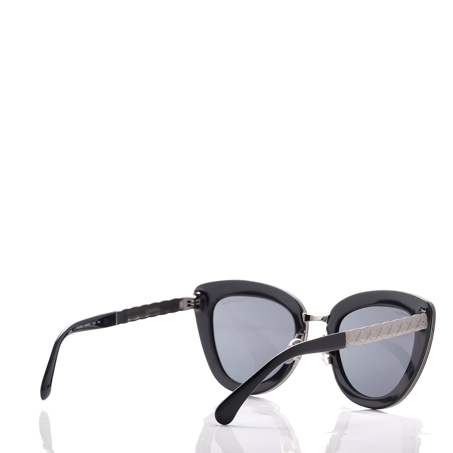 Chanel Cat Eye Quilted Sunglasses 5368 Blue 3 of 9
