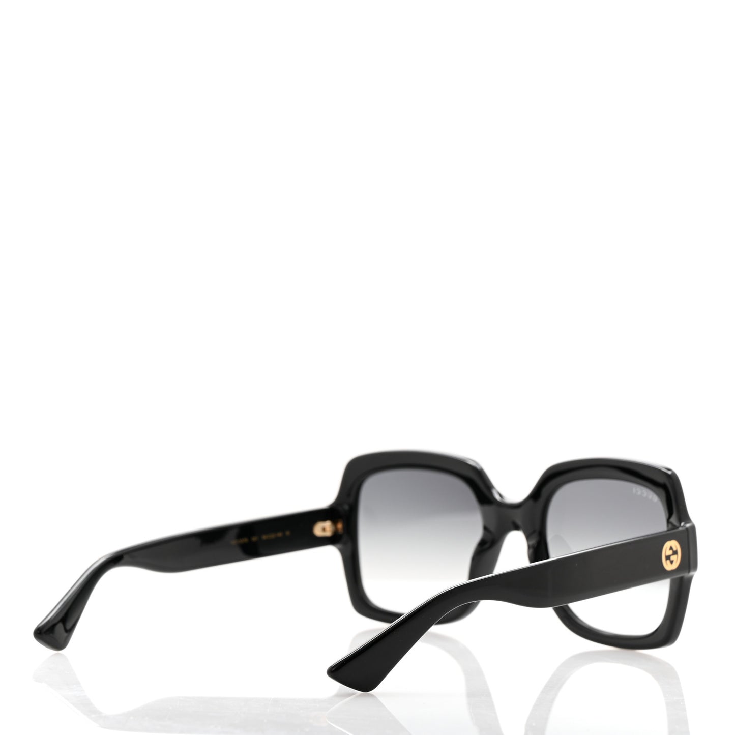 Acetate Square Frame Sunglasses GG1337S Black