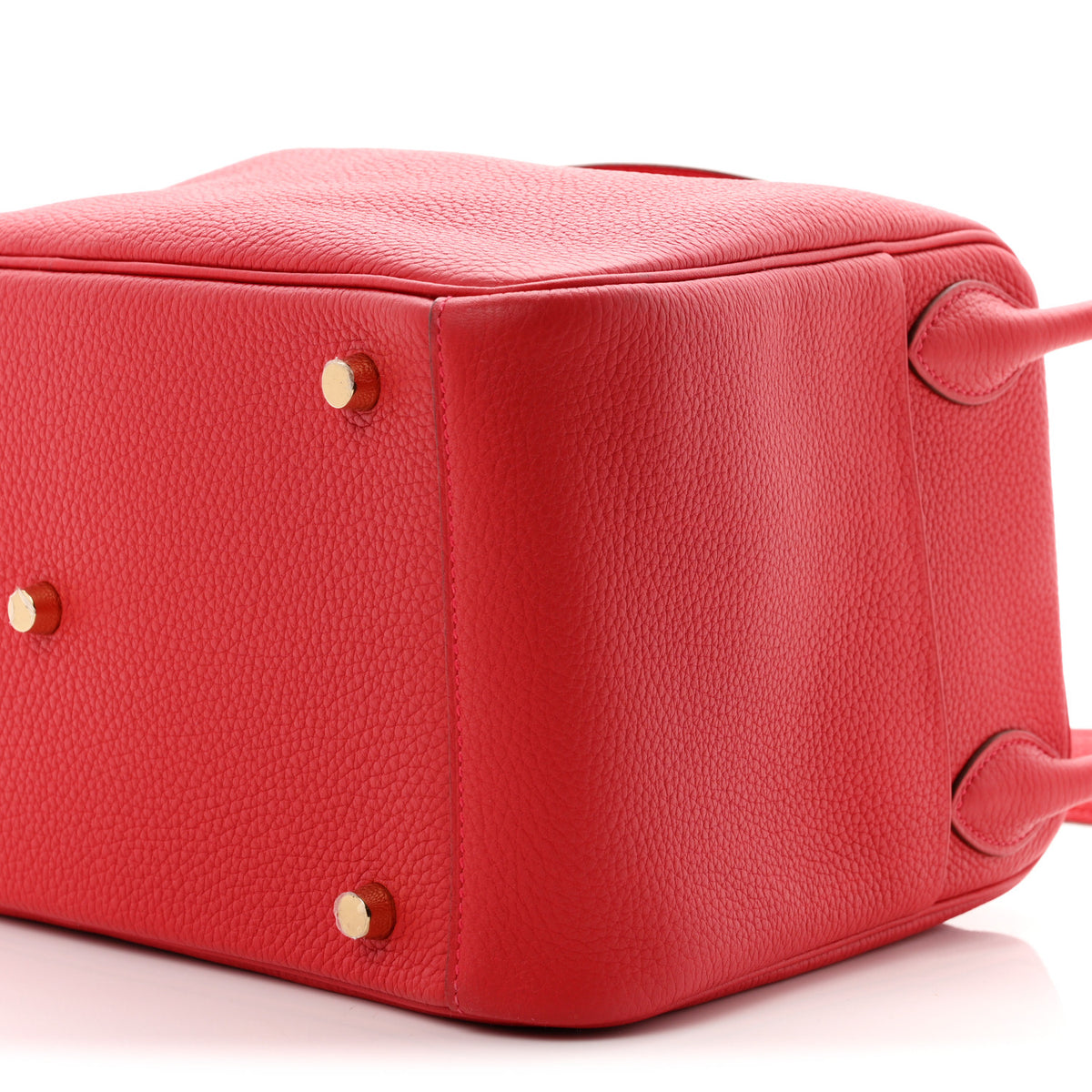 Hermes Taurillon Clemence Lindy 30 Rouge Casaque 10 of 10