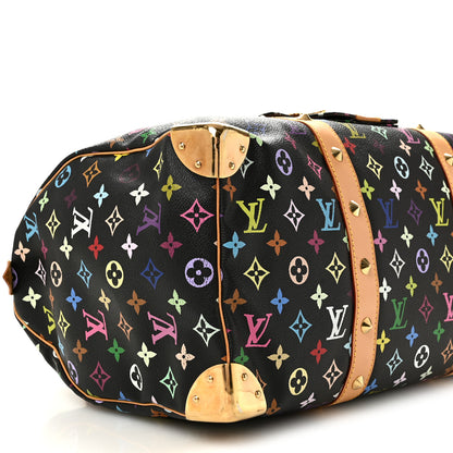 Louis Vuitton Monogram Multicolor Keepall 45 Black 7 of 12