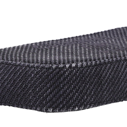 Chanel Lurex Straw Small Deauville Clutch With Chain Black 11 of 11