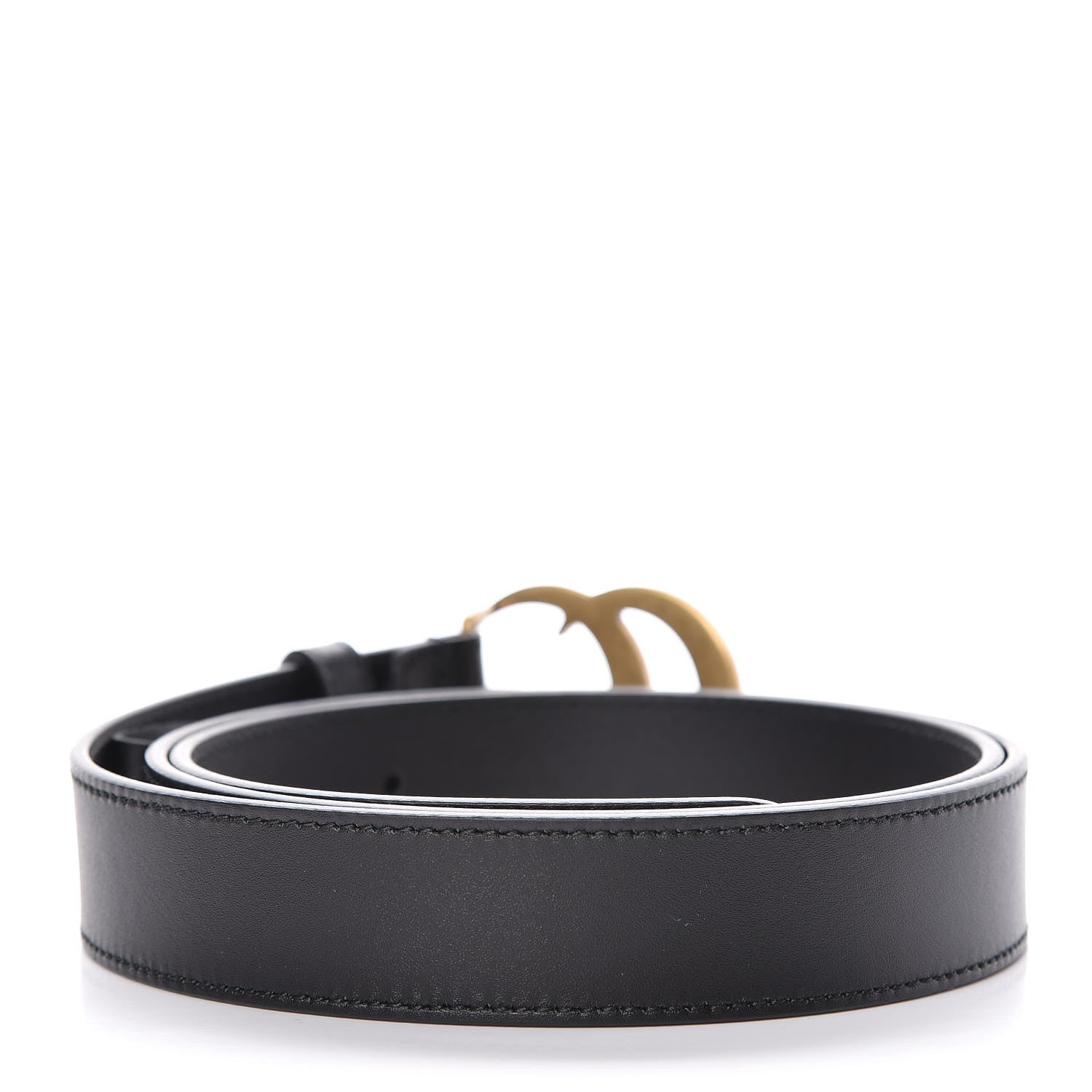 Gucci Calfskin Double G 30mm Belt 100 40 Black 3 of 7