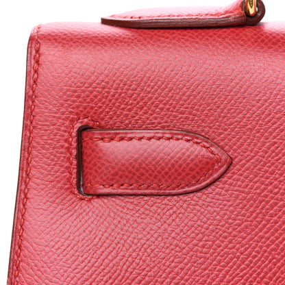 Hermes Courchevel Kelly Sellier 32 Rouge Vif 13 of 36