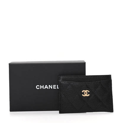 Chanel Caviar Quilted Card Holder Black 8 of 8