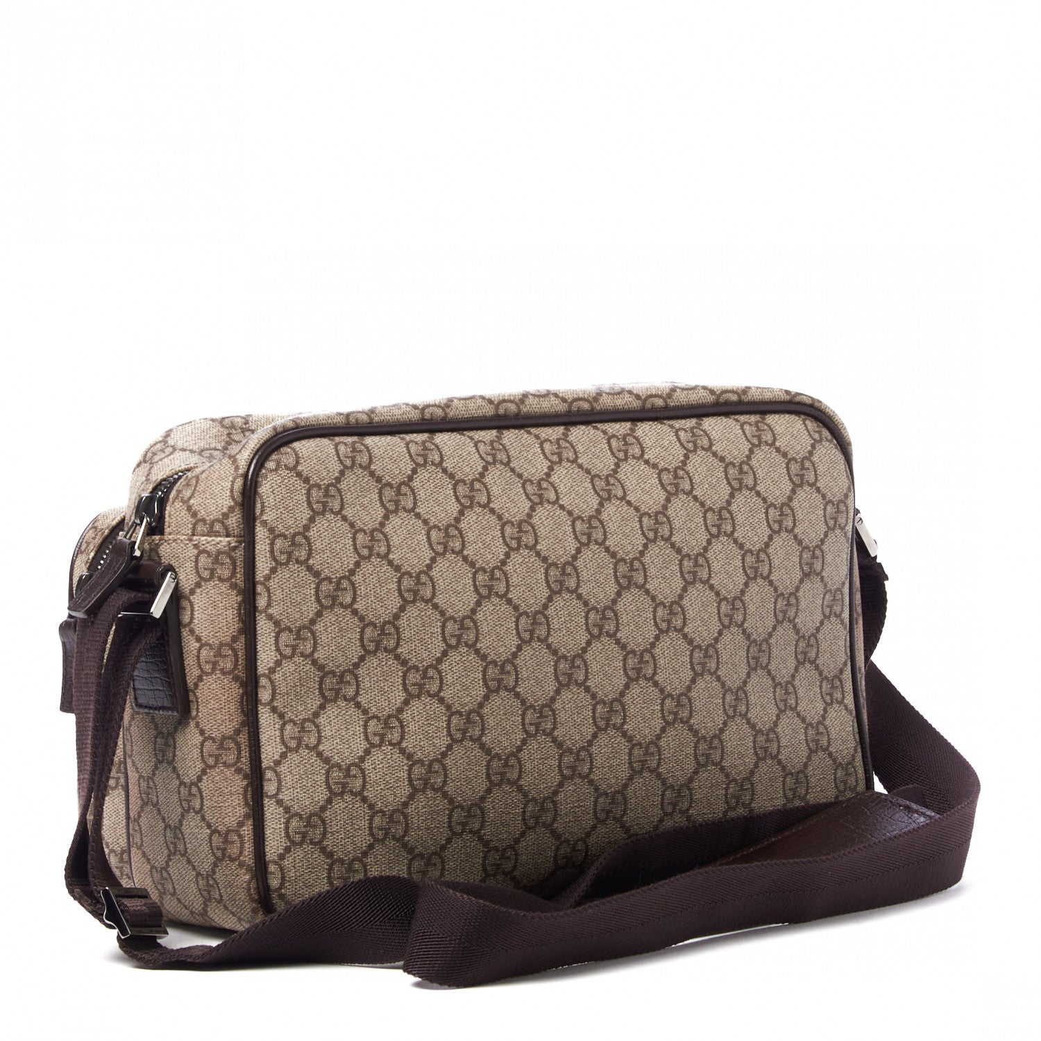 Gucci GG Plus Monogram Camera Bag Dark Brown 2 of 10