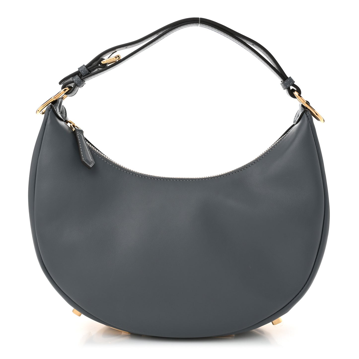 Vitello Grace Matte Small Fendigraphy Hobo Bag Tempesta