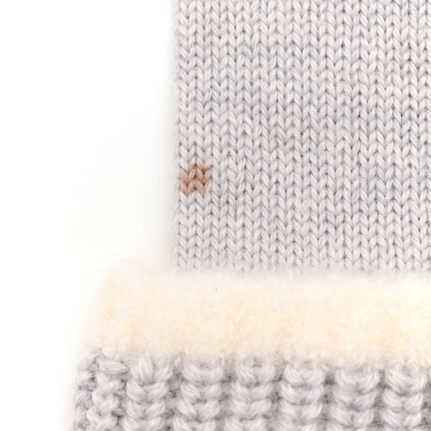 Chanel Cashmere CC Gloves Grey 5 of 5