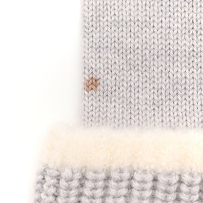 Chanel Cashmere CC Gloves Grey 5 of 5
