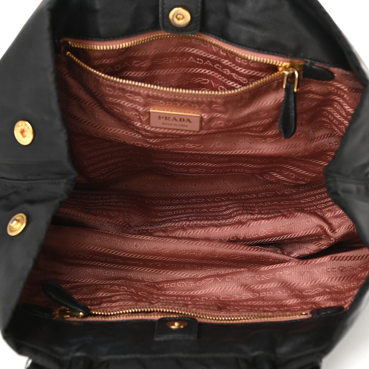 Prada Nylon Tessuto Fiocco Bow Tote Black 5 of 9