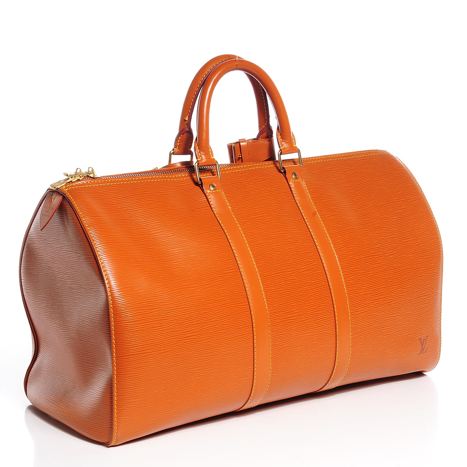 Louis Vuitton Epi Keepall 45 Cipango 3 of 7