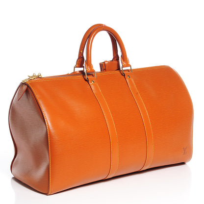 Louis Vuitton Epi Keepall 45 Cipango 3 of 7
