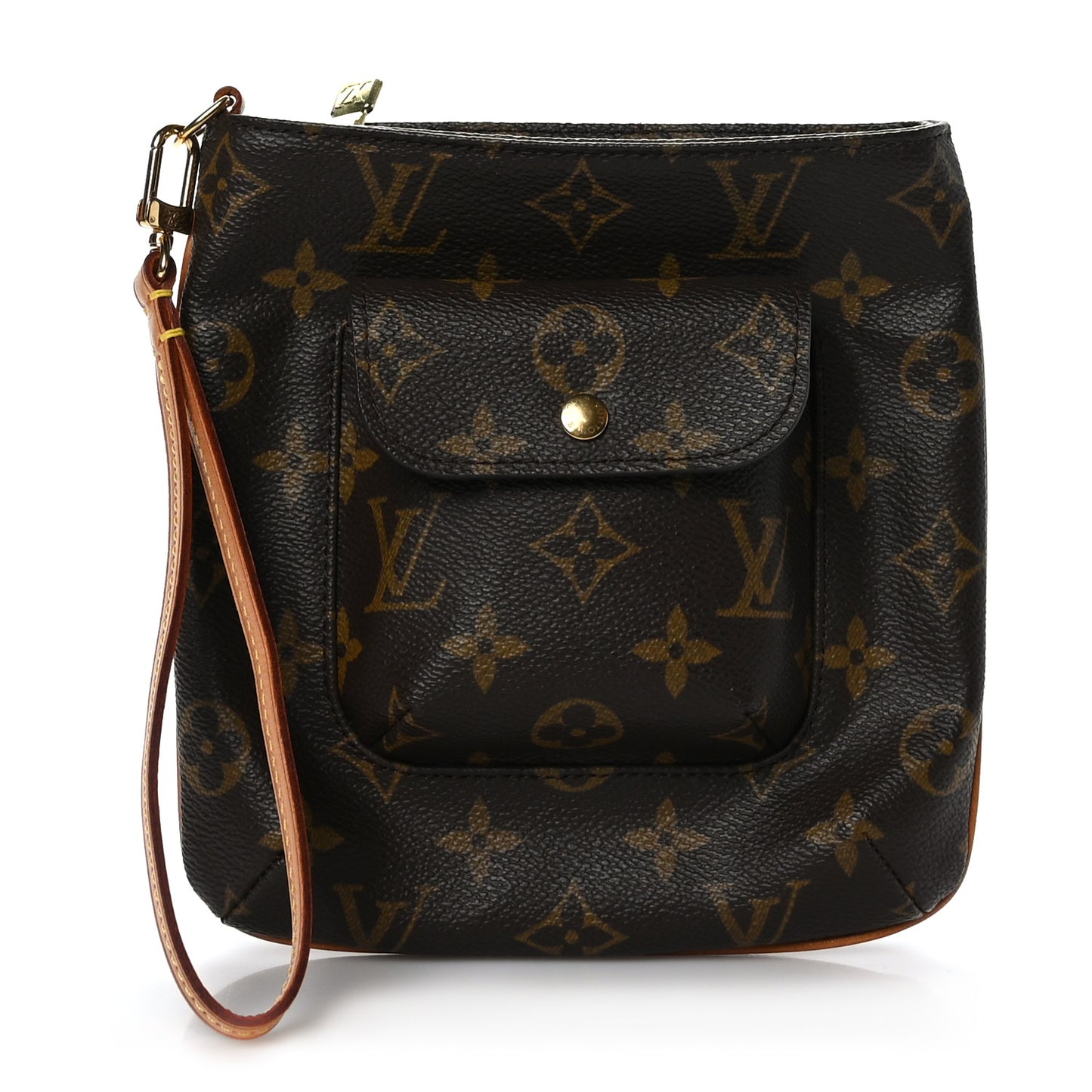 Monogram Partition Wristlet