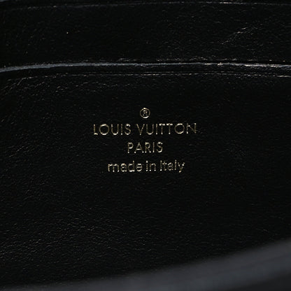 Louis Vuitton Calfskin Bubblegram Wallet On Strap Black 6 of 11