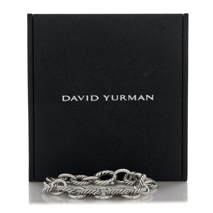 David Yurman Sterling Silver 10mm Medium Oval Link Bracelet 4 of 4
